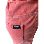 Wildfang The Essential Denim Work Skirt in Salmon Pink Size Large Photo 3