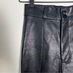 Bardot  Black High Rise Faux Leather Pants Photo 4