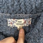 Pink republic 🦋  Blue Cowl Neck Sweater Comfy Soft Cozy Casual Medium Photo 1