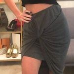 Charlotte Russe Grey Wrap Skirt  Photo 0