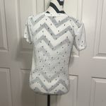 Rails  White V Neck T Shirt w/ Cactus Print Photo 2