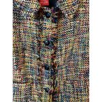 Oscar de la Renta Multicolored Blazer Size 8 Wool Blend (0578) Photo 3