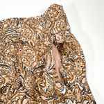 J.Crew Size M Poplin Short in Ornate Paisley Pull-On Cotton Pocket Style BH824 Photo 4
