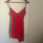 Windsor  Asymmetrical Faux Wrap Red Special Occasion Party Mini Dress Photo 2