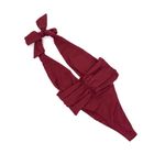 Riot Swim Milli One Piece Deep V Swimsuit Merlot S Photo 3