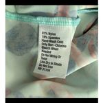 Zelos  Tropical Floral Racerback Workout Tank Green Orange Size Medium Photo 8