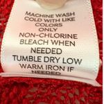 Westport Women Cardigan 3X Red Open Knit Draped Handkerchief Boho Cowgirl Layer Photo 5