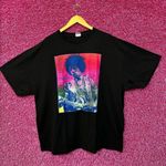 Jimi Hendrix Groovy psychedelic rock tshirt size 2x Photo 0