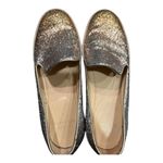 Stuart Weitzman Silver Copper Biarritz Metallic Slip On Sneaker Loafer Size 10 Photo 5