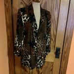 Vtg 90s Safari Oversized Blazer Size 16 Photo 4