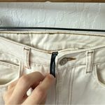 Reclaimed Vintage Ecru Cream Brown Stitching 90s Tapered Mom Fit Jeans 4 Tan Photo 8