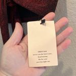 New Women’s Red Sparkly Crop Top Club Rave Size XS NWT Black Photo 4