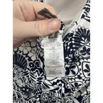 Tommy Bahama Tommy Bahama Paisley Paradise Banding Swim Top Women Large Blue Adjustable Photo 4