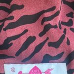 Buddy Love Cropped Top Shirt Zebra Stripe Shirred Smocked Puff L/S Size Small Photo 5