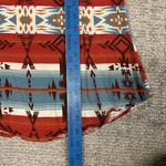 Wrangler  Retro Pearl Snap Shirt Womens Small Cowgirl Rodeo Red Blue Southwestern Photo 7