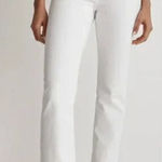 Madewell NEW Kick Out Crop Jeans in pure white, 24 Photo 0
