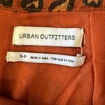 Urban Outfitters ‎ Mini Skirt Small Brown Rust Heart Print Ruffled Wrap Boho Photo 4