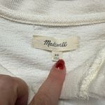 Madewell  Texture and Thread Cream Colored Henley Long Sleeve mid weight XS Photo 7