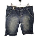 Arizona Jeans Arizona Jean Co Dark Wash Denim Bermuda Shorts Photo 0