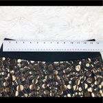 The Limited  Black Gold Metallic Pencil Skirt Size 2 Photo 2