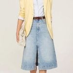 DL1961 Alma A Line Denim Midi Skirt Blue Womens Size 26 Photo 14