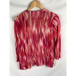 Chico's Printed Lightweight Cardigan Size 1 Medium Photo 5