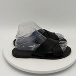 Frye  Womens Ally Criss Cross Black Open Toe Casual Slide Sandals Size 7M Photo 1