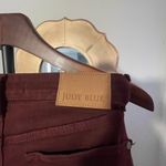 Judy Blue Garment Dyed High-Waist Tummy Control Wide Leg Cropped Jean Marroon Photo 9