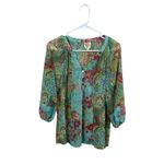 Anthropologie  Fig and Flower floral paisley blouse size S Photo 1