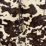 Lucky Brand | Genuine Leather & Calf Hair Tote in “Dark Cappuccino” w/Bag Charms Photo 4