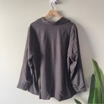 Torrid  Tweed Casual Blazer Traditional Herringbone Deep Black Houndstooth Button Photo 4