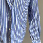Hunt Club Blue Striped Women’s Shirt Size 10 Photo 3