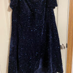 Morgan & Co  Formal Dress Navy Blue Photo 0