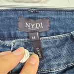 NYDJ  Jeans Blue Women’s 14 Short Marilyn Straight Mid Rise Medium Wash Denim Photo 5