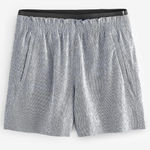 Athleta Silver Black Pinstripe Size 6 Echo Shorts NWT$79 Photo 0