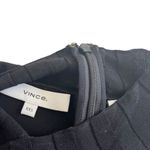 Vince  Black Sleeveless Mixed Rib Sleeveless Mock Turtleneck Top Size XXS Photo 2