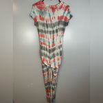 Young Fabulous and Broke Tie Dye Short Sleeve V-neck Rushed Midi Dress Size Medium Photo 6