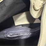 Massimo Dutti NWT  Nappa Leather‎ Bag With Double Strap In Cream Photo 10