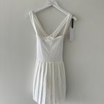 Varley NWT Carina White Mini Dress M Photo 5