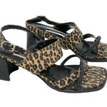 Amanda Smith Vintage 90s Cheetah Print Square Toe Heels Photo 0