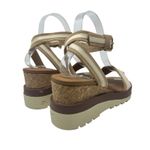 See By Chloe Robin Platform Wedge Sandals Leather Cream Tan Size 37 US 7 Photo 9