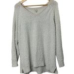 Sonoma Ivory Popcorn Textured V-Neck Sweatshirt Women's 2X Photo 0