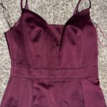 Oasis  Purple Satin Cocktail Dress Photo 1