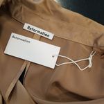 Reformation ππ Lyon Silk Dress ~ Croissant 8 NWT Photo 10