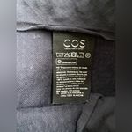 COS  Corduroy Wide Leg Navy Pants Size 8 Photo 3