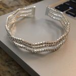 Badgley Mischka  Flexible Zig Zag Pave bracelet Photo 0