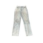 Pacific Sunwear Light Wash Distressed Straight Leg Women's Size 27 dad jeans Blue Photo 1