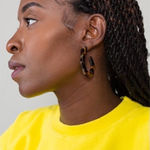 Rachel Comey ππ Baby Factor Earrings ~ Brown Tortoise NWT Photo 0