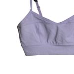 Aerie Purple Sports Bra Womens M Medium Support Ribbed V Photo 1