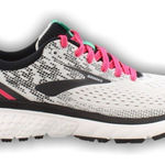 Brooks Ghost 11 Womens 10 Sneakers White Black Pink Running 1202771B192 Shoes Photo 0